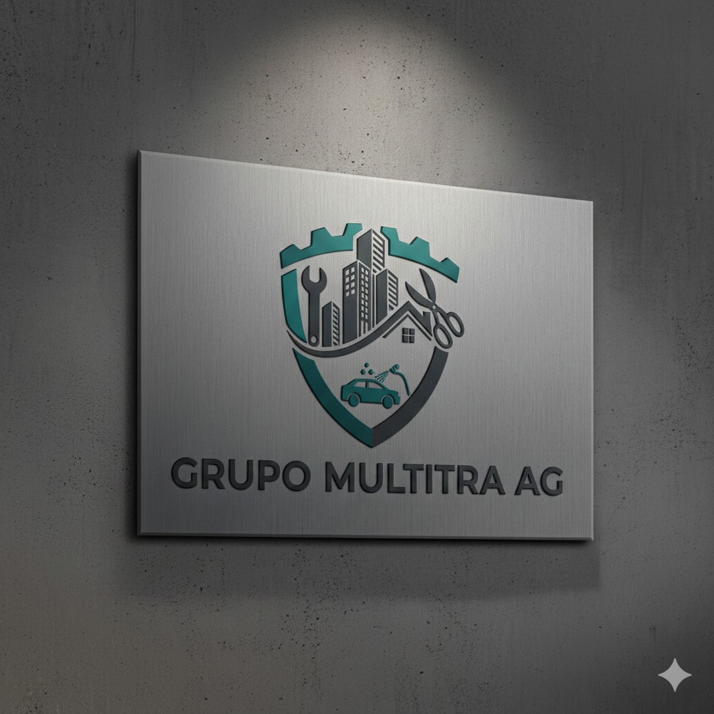 Logo en placa - Grupo Multitra AG